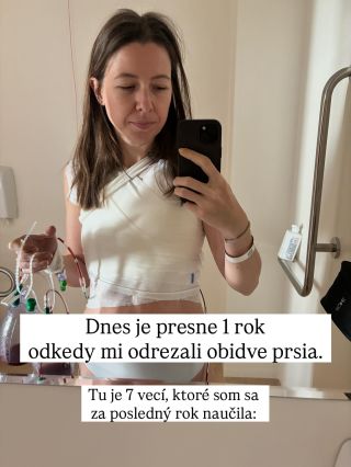Dnes mám “výročie”. Na narodeniny môjho Milana som absolvovala mastektómiu. Je to presne rok. Keď sa mi zmenil život....
